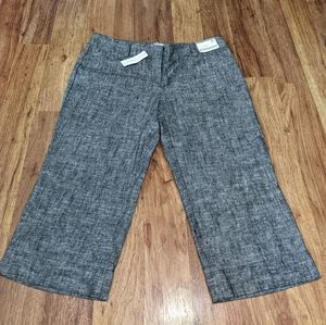 Women's New York & Co Mid Rise Summer Stretch Cropped Pants 10